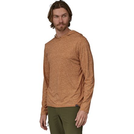 Patagonia - Capilene Cool Daily Hooded Shirt - Men's - Journeys: Fertile Brown