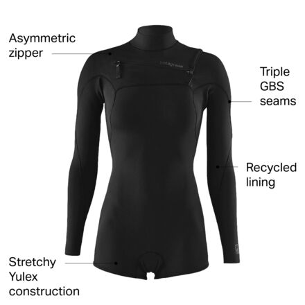 Patagonia - R1 Lite Yulex Front-Zip Long-Sleeve Spring Suit - Women's