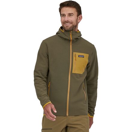Patagonia R2 TechFace Hooded Fleece Jacket - Men's - Clothing