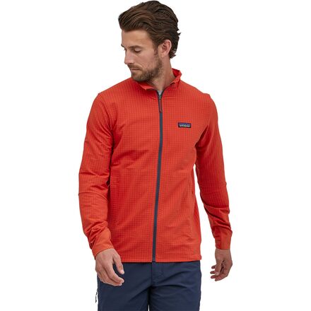 Patagonia - R1 TechFace Fleece Jacket - Men's - Hot Ember
