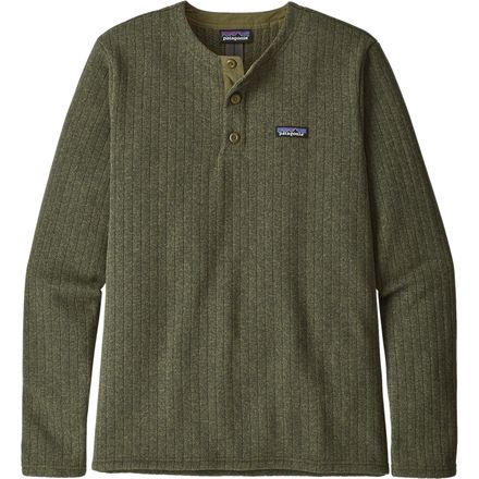 Patagonia - Better Sweater Henley Pullover Top - Men's - Industrial Green Rib Knit