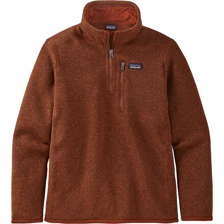 Patagonia - Better Sweater 1/4-Zip Fleece Jacket - Boys' - Barn Red