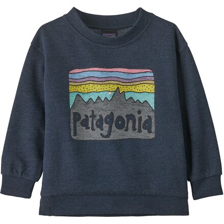 Patagonia - Lightweight Crew Sweatshirt - Infants' - Fitz Roy Skies/New Navy