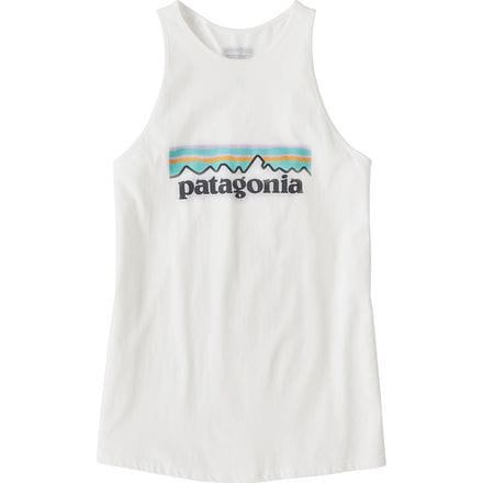 Patagonia - Pastel P-6 Logo Organic High-Neck Tank Top - Women's