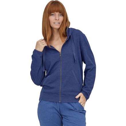 Patagonia - Organic Cotton French Terry Hoodie - Women's - Current Blue
