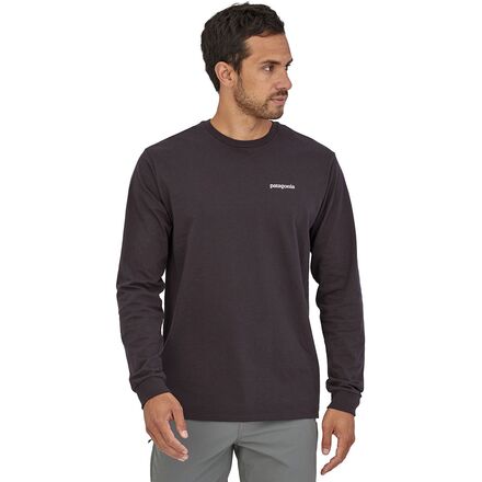 Patagonia - P-6 Logo Long-Sleeve Responsibili-T-Shirt - Men's - Basalt Brown