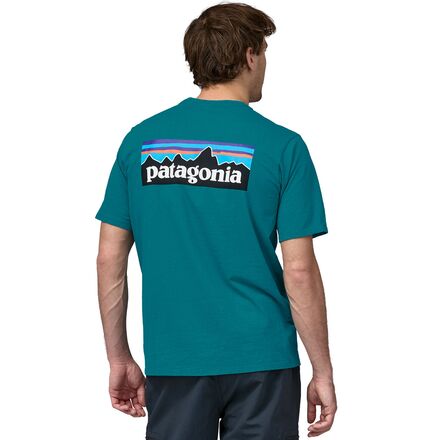 Patagonia - P-6 Logo Short-Sleeve Responsibili-T-Shirt - Men's - Belay Blue