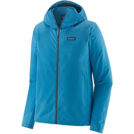 Patagonia - R1 TechFace Hooded Fleece Jacket - Men's - Anacapa Blue