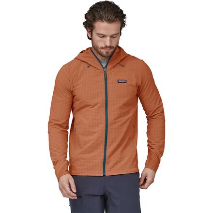 Patagonia - R1 TechFace Hooded Fleece Jacket - Men's - Fertile Brown