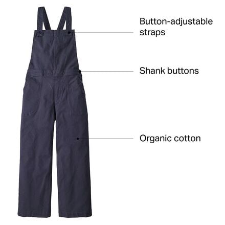 Patagonia - Stand Up Cropped Overalls - Women's