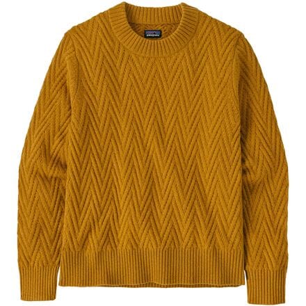 Patagonia - Recycled Wool Crewneck Sweater - Women's - Cabin Gold