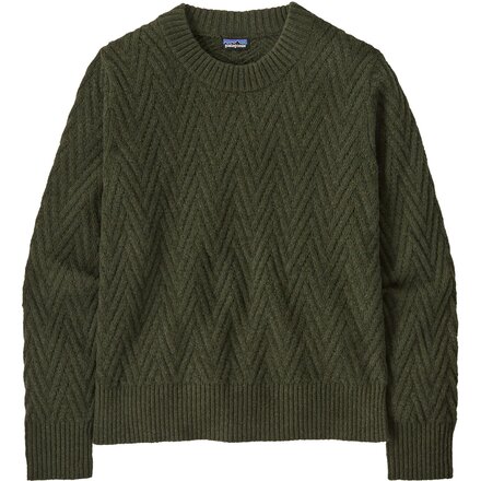 Recycled Wool Crewneck Sweater - Women's
