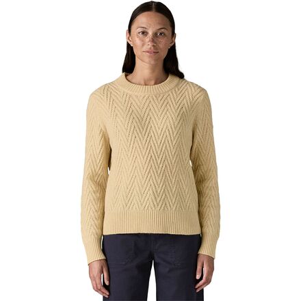 Recycled Wool Crewneck Sweater - Women's