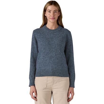 Recycled Wool Crewneck Sweater - Women's