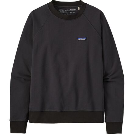 Patagonia - P-6 Label Organic Crew Sweatshirt - Women's - Ink Black