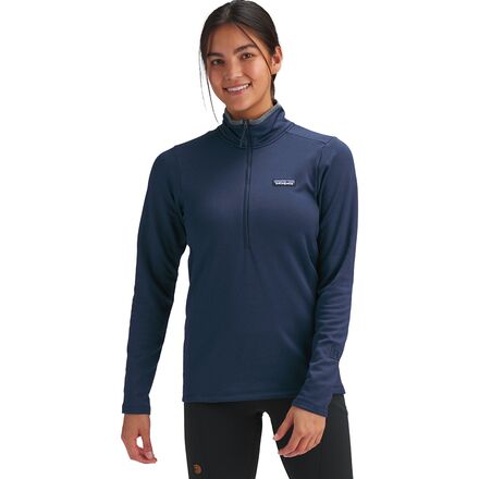 Patagonia - R1 Daily Zip Neck Pullover - Women's - Classic Navy/Light Classic Navy X-Dye