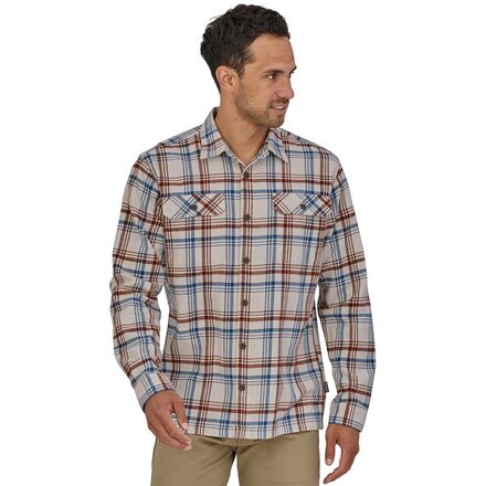 Patagonia - Organic Cotton MW Long-Sleeve Fjord Flannel Shirt - Men's - Drifted/Cornice Grey