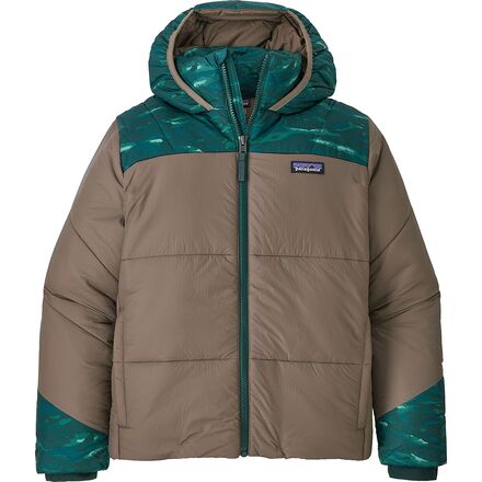 Patagonia - Synthetic Puffer Hooded Jacket - Boys' - Topsoil Brown