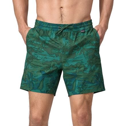 Patagonia - Hydropeak Volley 16in Board Short - Men's - Cliffs and Coves: Conifer Green