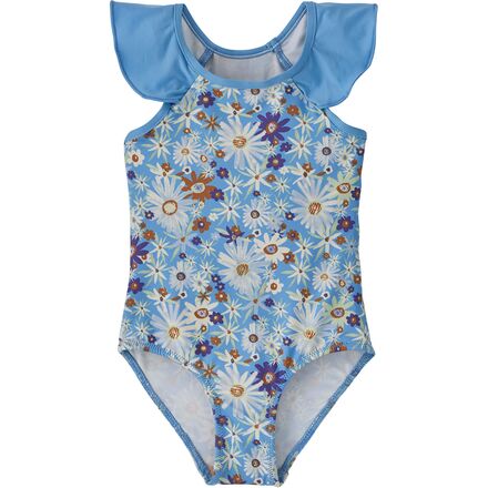 Patagonia - Baby Water Sprout One-Piece Swimsuit - Infant Girls' - Primavera/Lago Blue