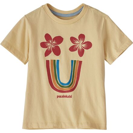 Patagonia - Regenerative Organic Cotton Graphic T-Shirt - Toddlers' - Patalokahi Bow Jr: Oat White
