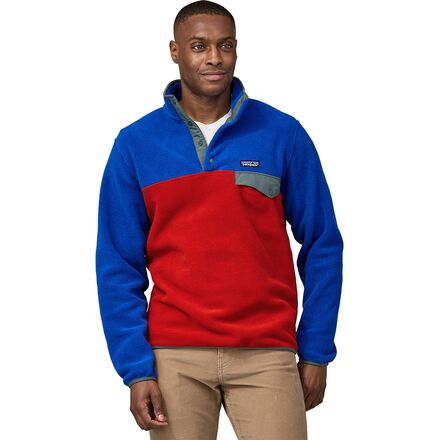 Patagonia - Lightweight Synchilla Snap-T Fleece Pullover - Men's - Touring Red
