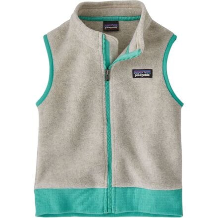 Patagonia - Baby Synch Vest - Toddler Girls' - Oatmeal Heather