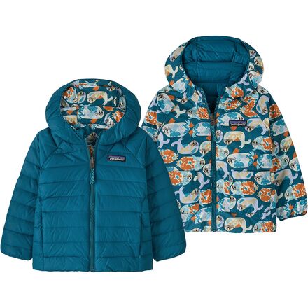 Patagonia - Reversible Down Sweater Hoodie - Infants'