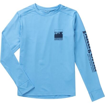 Patagonia - Cap SW Long Sleeve T-Shirt - Kids' - Alpine Icon/Lago Blue