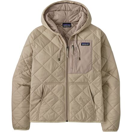 Diamond Quilted Bomber Hoodie - Women's