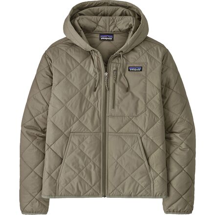 Diamond Quilted Bomber Hoodie - Women's