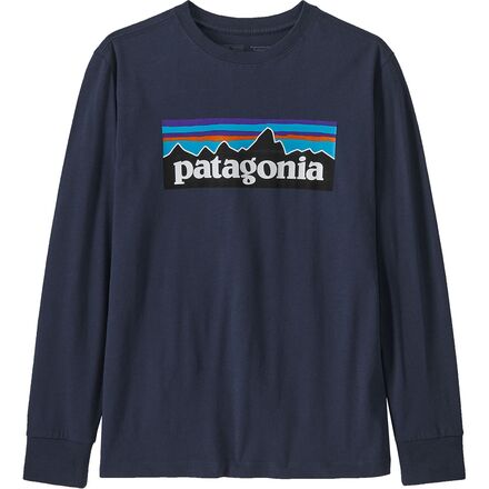 Patagonia - Regenerative Organic Certified Cotton P-6 T-Shirt - Boys' - New Navy