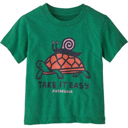 Patagonia - Baby Graphic T-Shirt - Toddlers' - Easy Rider/Gather Green