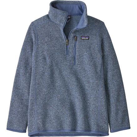 Patagonia - Better Sweater 1/4-Zip Jacket - Kids' - Barnacle Blue