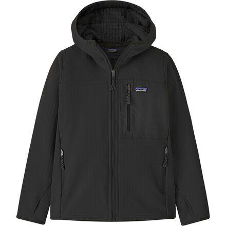 Patagonia - R2 TechFace Hooded Jacket - Kids' - Black