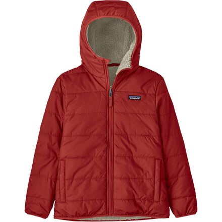 Patagonia - Reversible Ready Freddy Hooded Jacket - Kids' - Amanita Red
