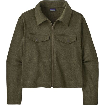 Patagonia - Better Sweater Zippered Chore Jacket - Women's - Basin Green