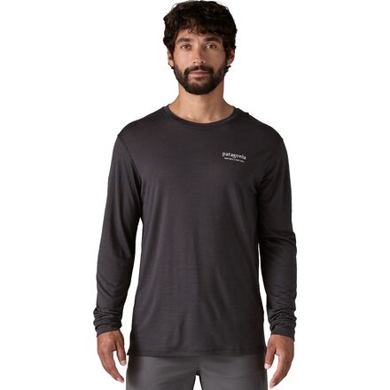 Cap Cool Merino Blend Graphic Long-Sleeve Shirt - Men's