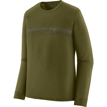 Cap Cool Merino Blend Graphic Long-Sleeve Shirt - Men's