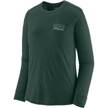 Cap Cool Merino Blend Graphic Long-Sleeve Shirt - Women's