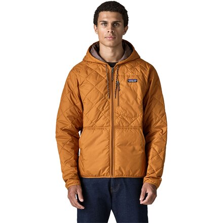 Diamond Quilted Bomber Hooded Jacket - Men's
