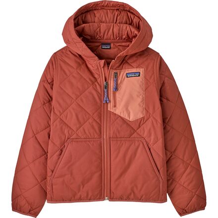 Diamond Quilted Hooded Jacket - Kids'