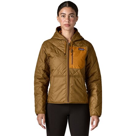 Diamond Quilted Bomber Hooded Jacket - Women's