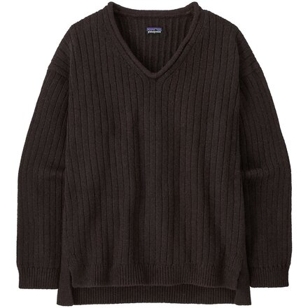 Recycled Wool V-Neck Sweater - Women's