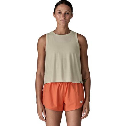 Capilene Cool Trail Cropped Tank Top - Women's