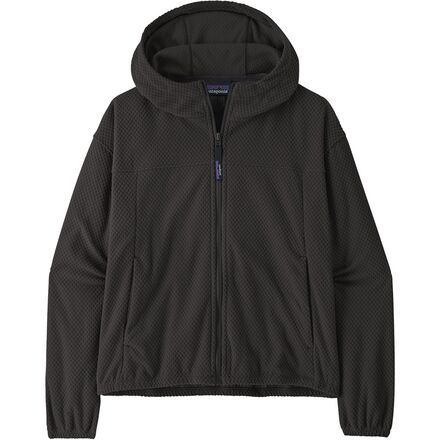 Textured Fleece Hooded Jacket - Women's
