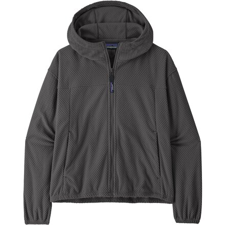 Textured Fleece Hooded Jacket - Women's