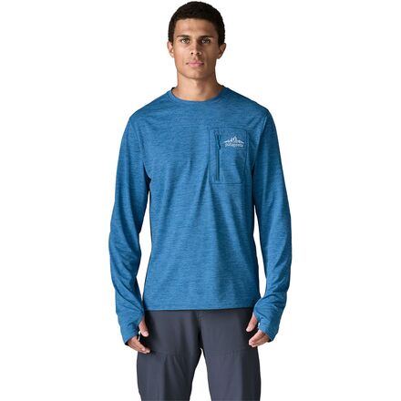 Capilene Cool Cloud Crag Crest Long-Sleeve Sun Shirt - Men's
