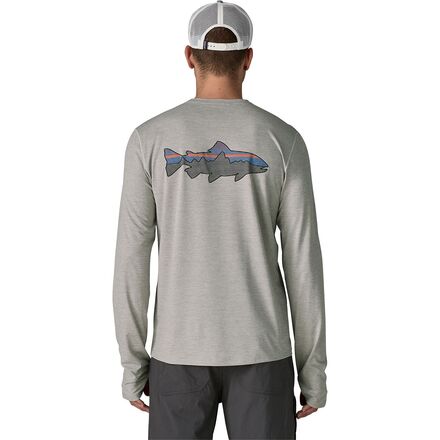 Capilene Cool Fitz Roy Trout Long-Sleeve Sun Shirt - Men's