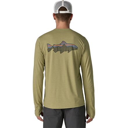 Capilene Cool Fitz Roy Trout Long-Sleeve Sun Shirt - Men's
